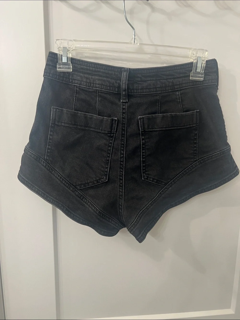 Pilcro Black Denim Shorts